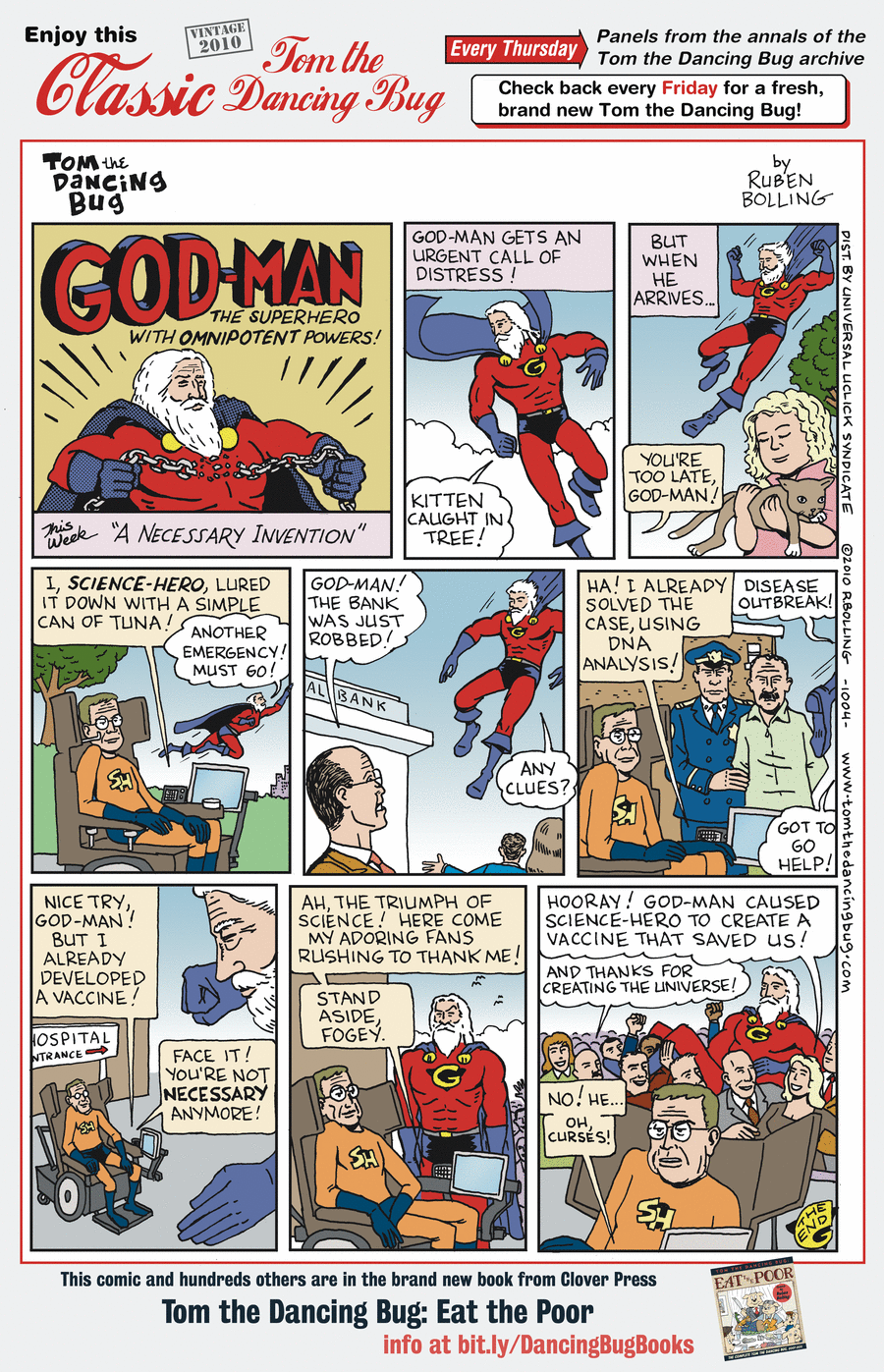 Tom the Dancing Bug Comic Strip for September 01, 2022 