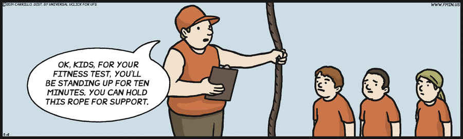 F Minus Comic Strip for January 04, 2014 